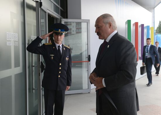 Welcome ceremony by President of the Russian Federation Vladimir Putin for the leaders of the invited states