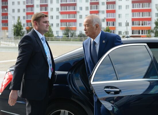 Welcome ceremony by President of the Russian Federation Vladimir Putin for the leaders of the invited states