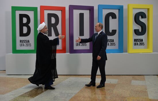 Welcome ceremony by President of the Russian Federation Vladimir Putin for the leaders of the invited states