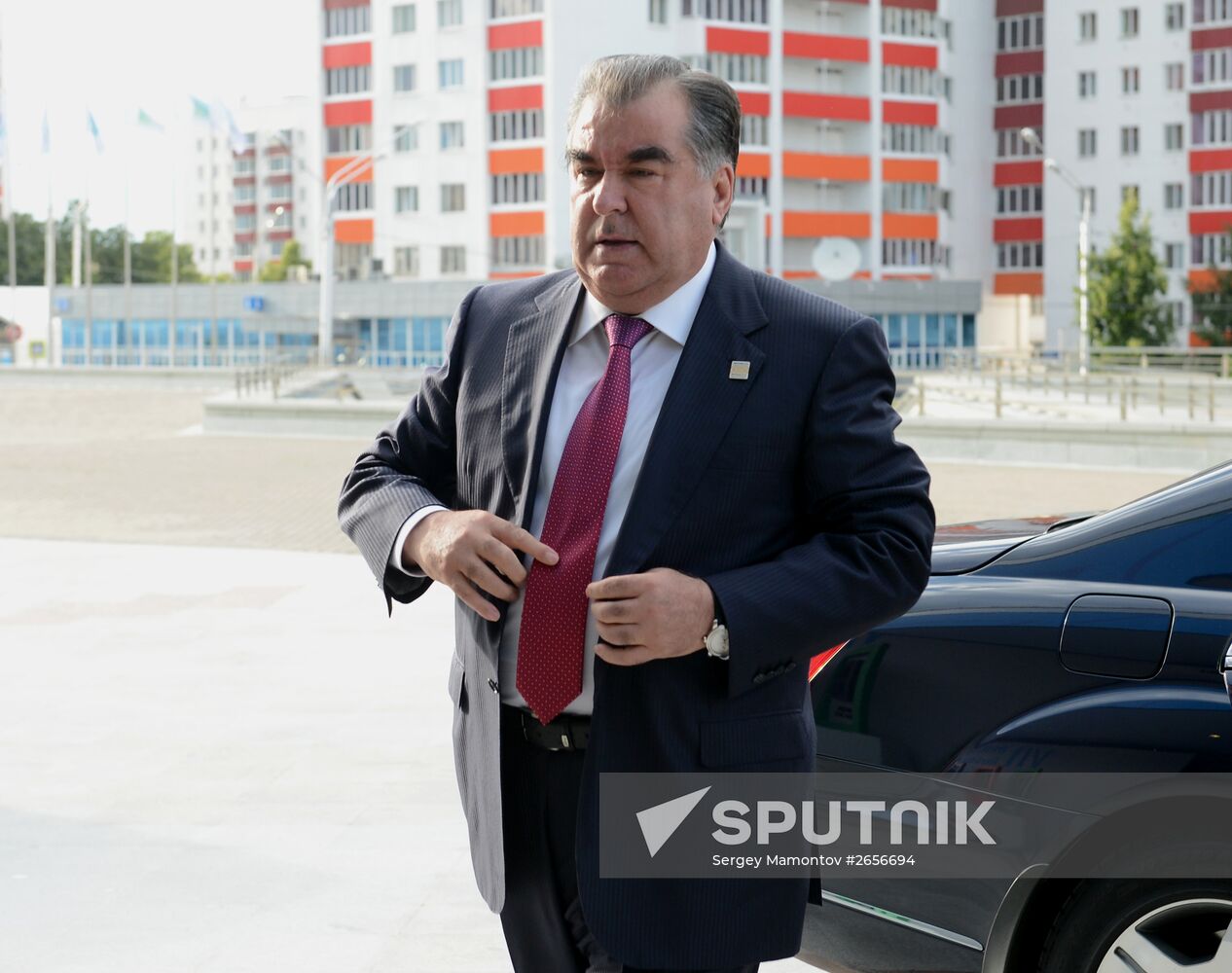 Welcome ceremony by President of the Russian Federation Vladimir Putin for the leaders of the invited states