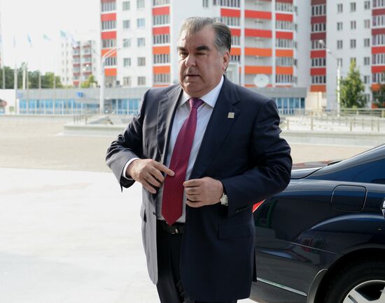 Welcome ceremony by President of the Russian Federation Vladimir Putin for the leaders of the invited states