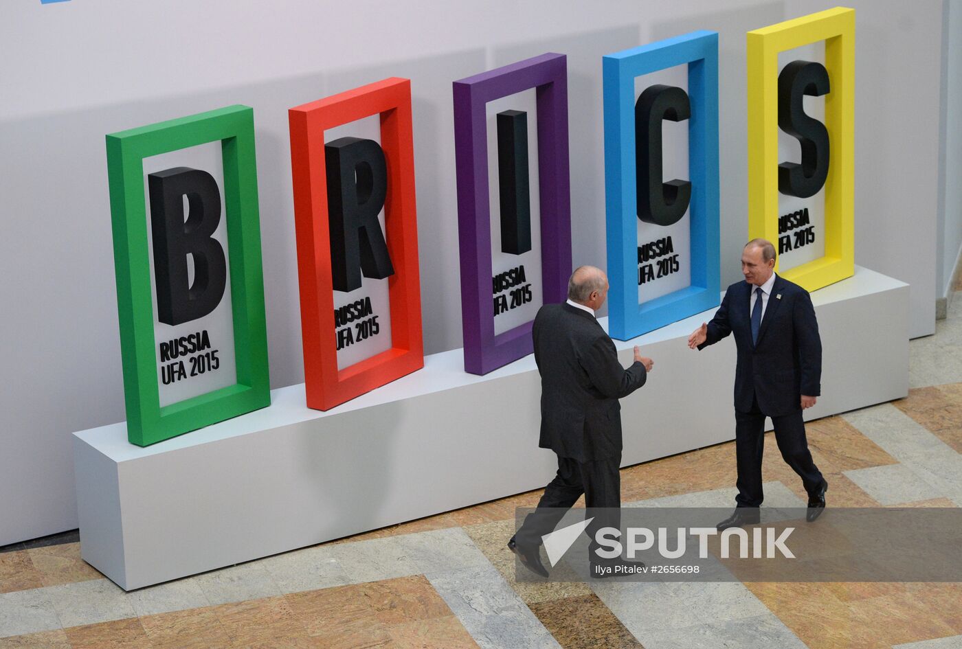 Welcome ceremony by President of the Russian Federation Vladimir Putin for the leaders of the invited states