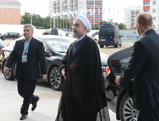 Welcome ceremony by President of the Russian Federation Vladimir Putin for the leaders of the invited states