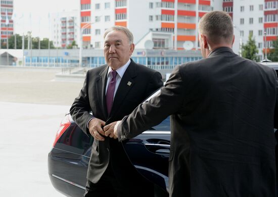 Welcome ceremony by President of the Russian Federation Vladimir Putin for the leaders of the invited states