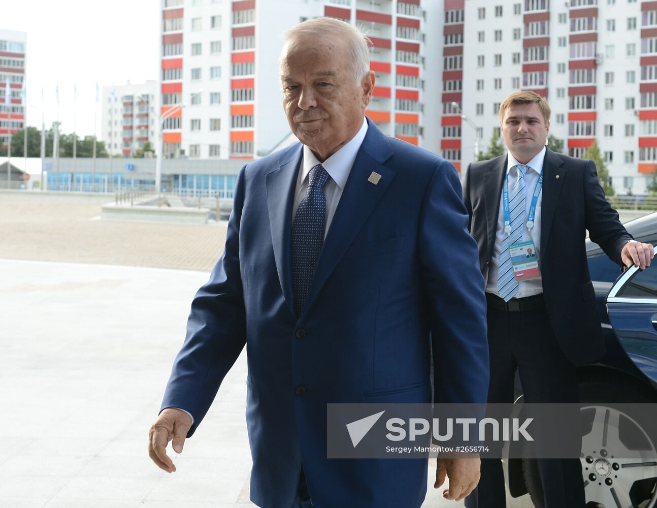 Welcome ceremony by President of the Russian Federation Vladimir Putin for the leaders of the invited states