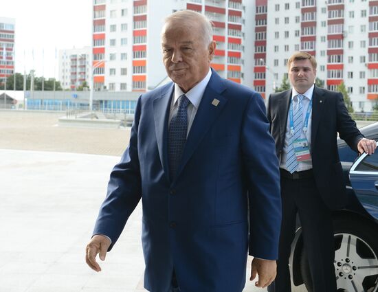 Welcome ceremony by President of the Russian Federation Vladimir Putin for the leaders of the invited states