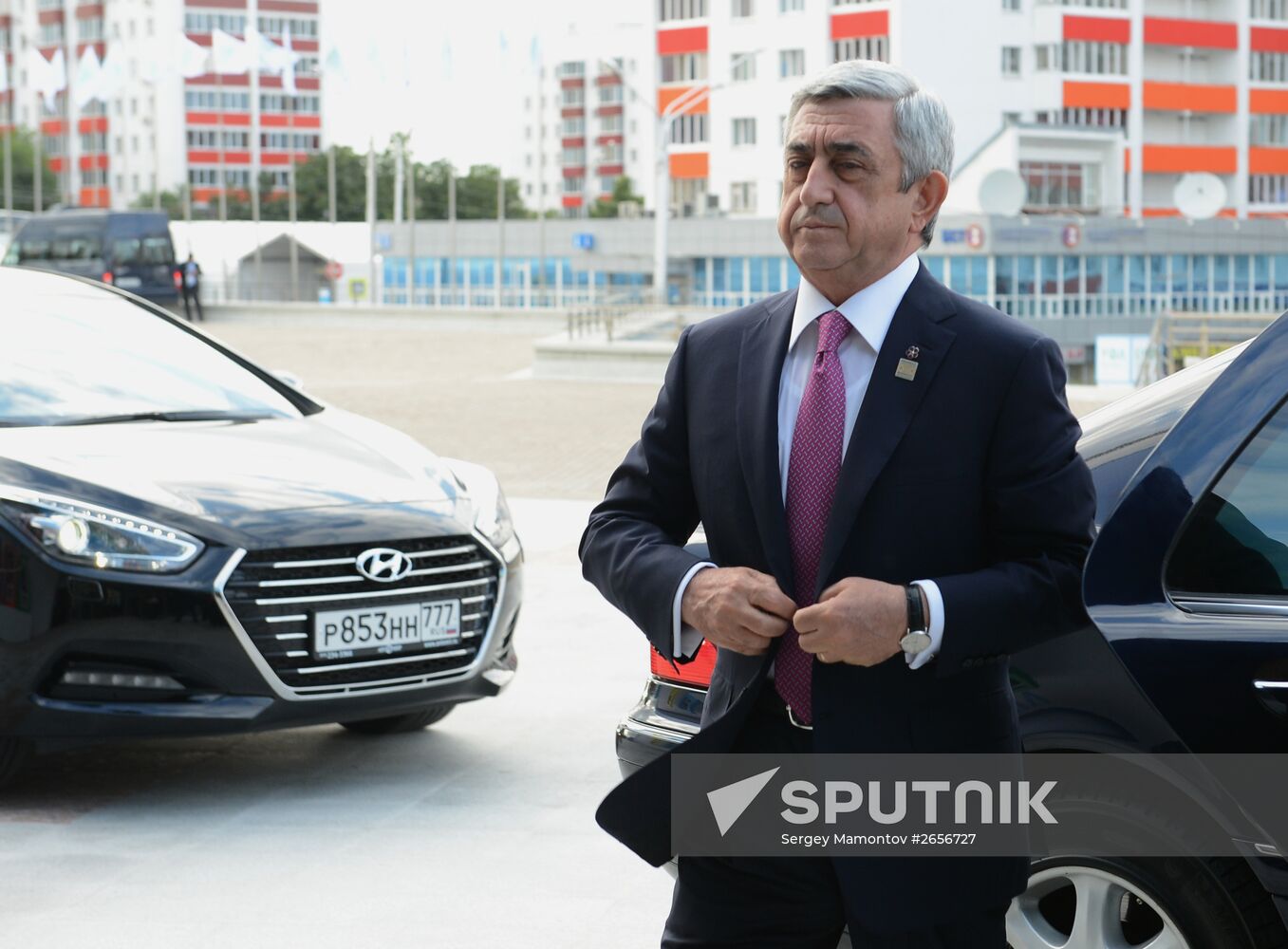 Welcome ceremony by President of the Russian Federation Vladimir Putin for the leaders of the invited states