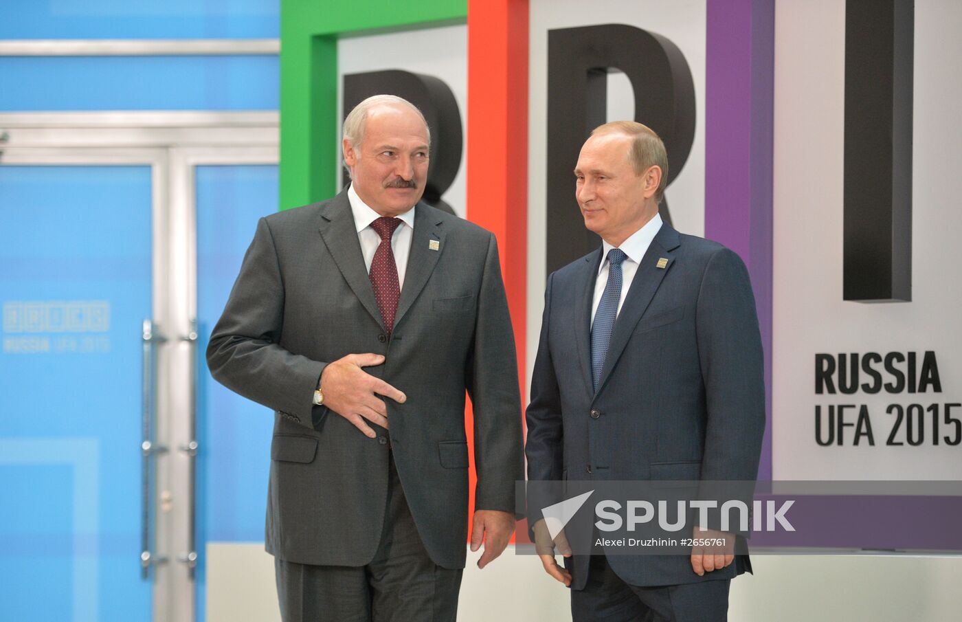 Welcome ceremony by President of the Russian Federation Vladimir Putin for the leaders of the invited states