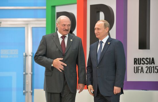 Welcome ceremony by President of the Russian Federation Vladimir Putin for the leaders of the invited states