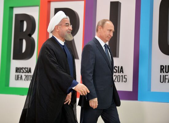 Welcome ceremony by President of the Russian Federation Vladimir Putin for the leaders of the invited states