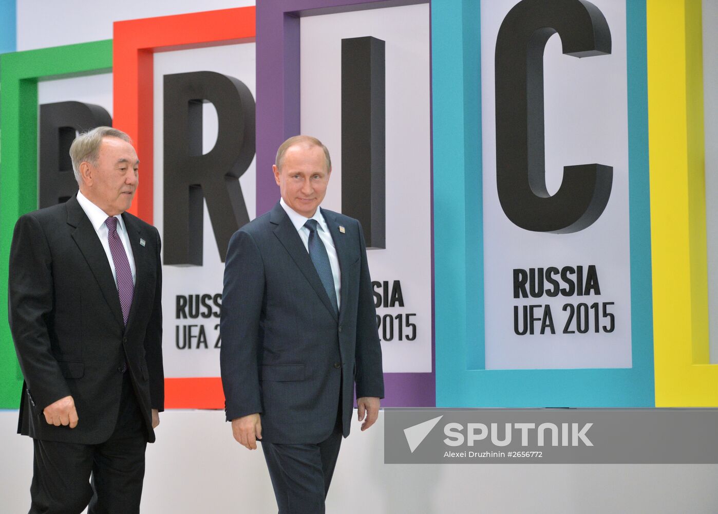 Welcome ceremony by President of the Russian Federation Vladimir Putin for the leaders of the invited states