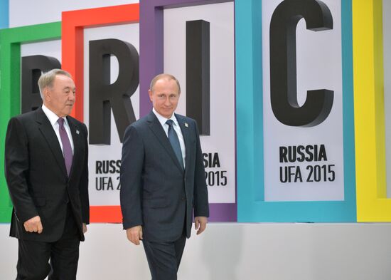 Welcome ceremony by President of the Russian Federation Vladimir Putin for the leaders of the invited states