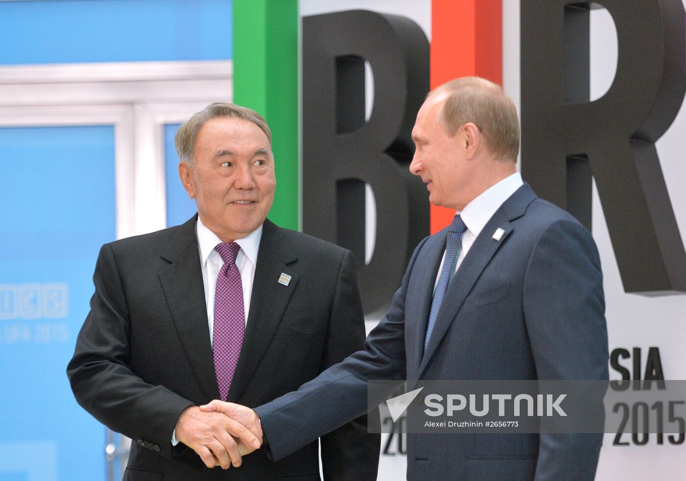 Welcome ceremony by President of the Russian Federation Vladimir Putin for the leaders of the invited states