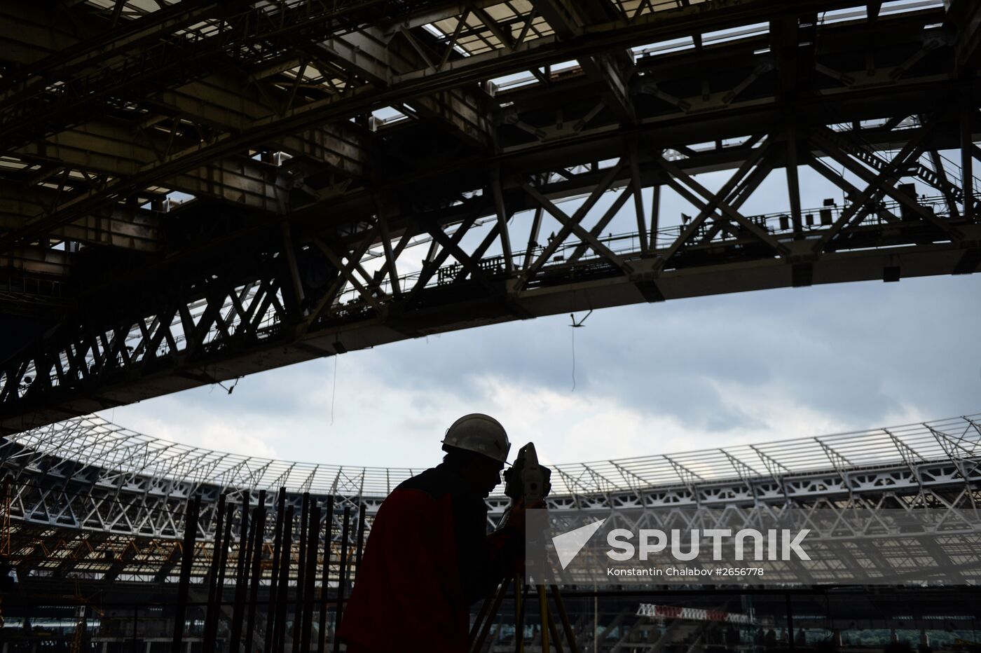 Luzhniki Arena construction