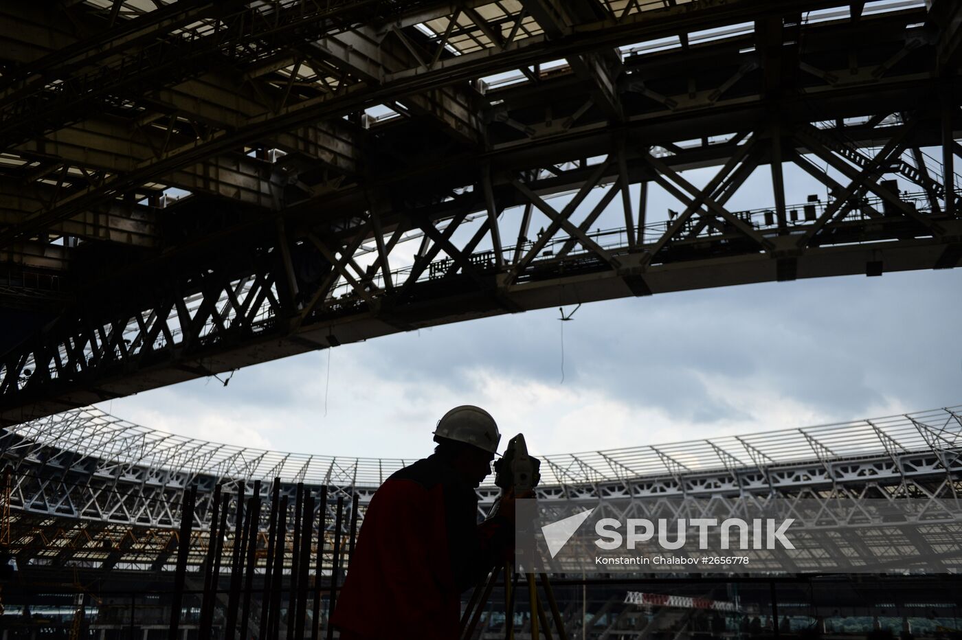 Luzhniki Arena construction