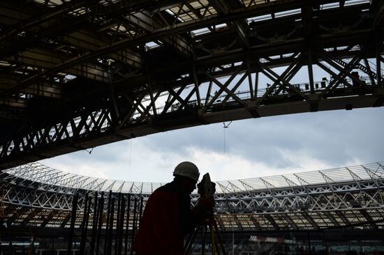 Luzhniki Arena construction