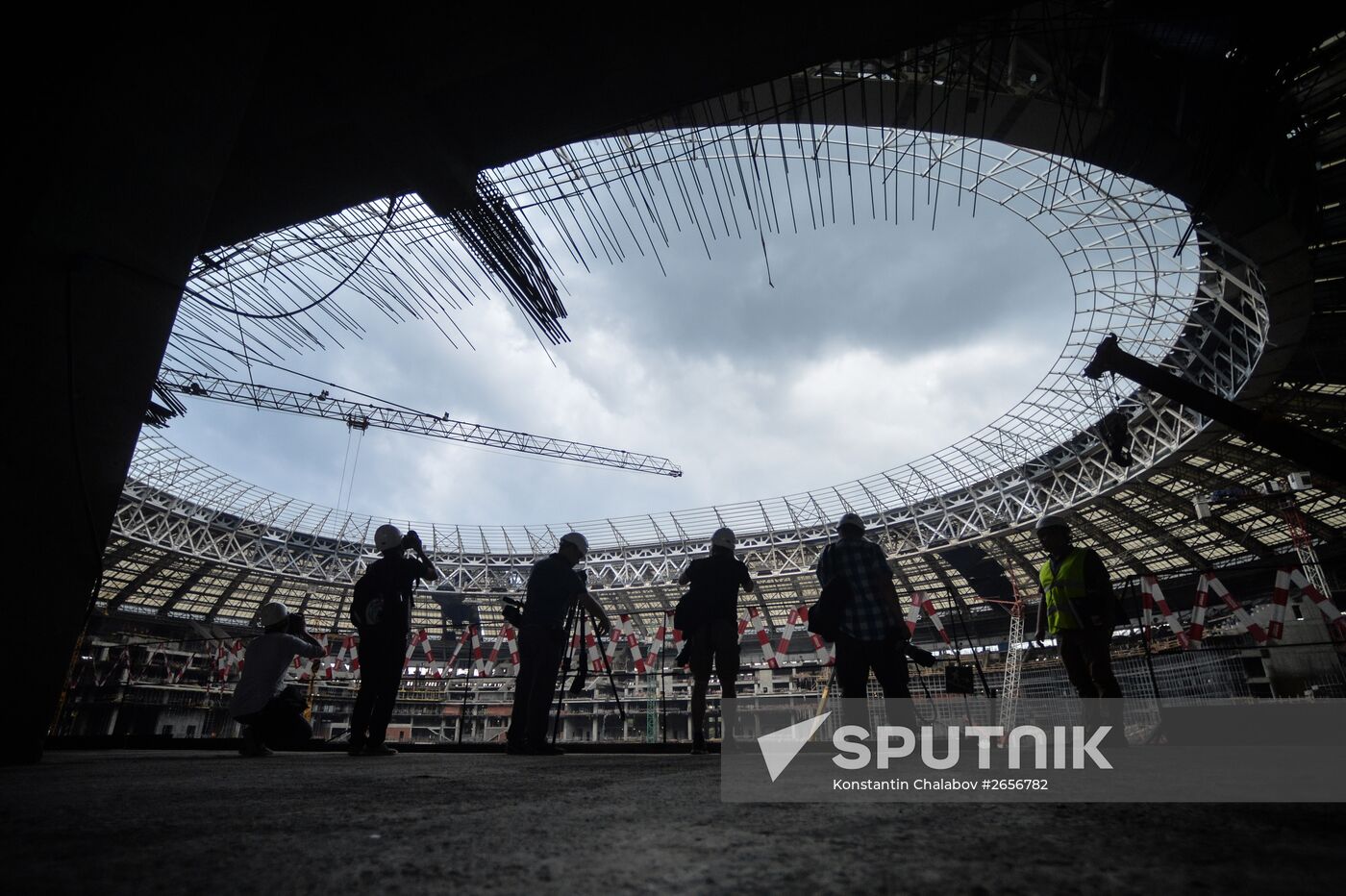 Luzhniki Arena construction