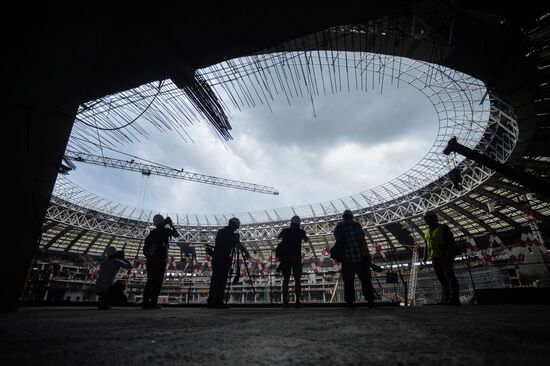Luzhniki Arena construction