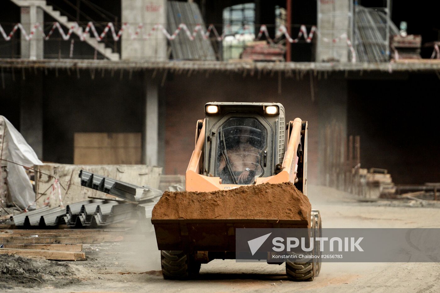 Luzhniki Arena construction