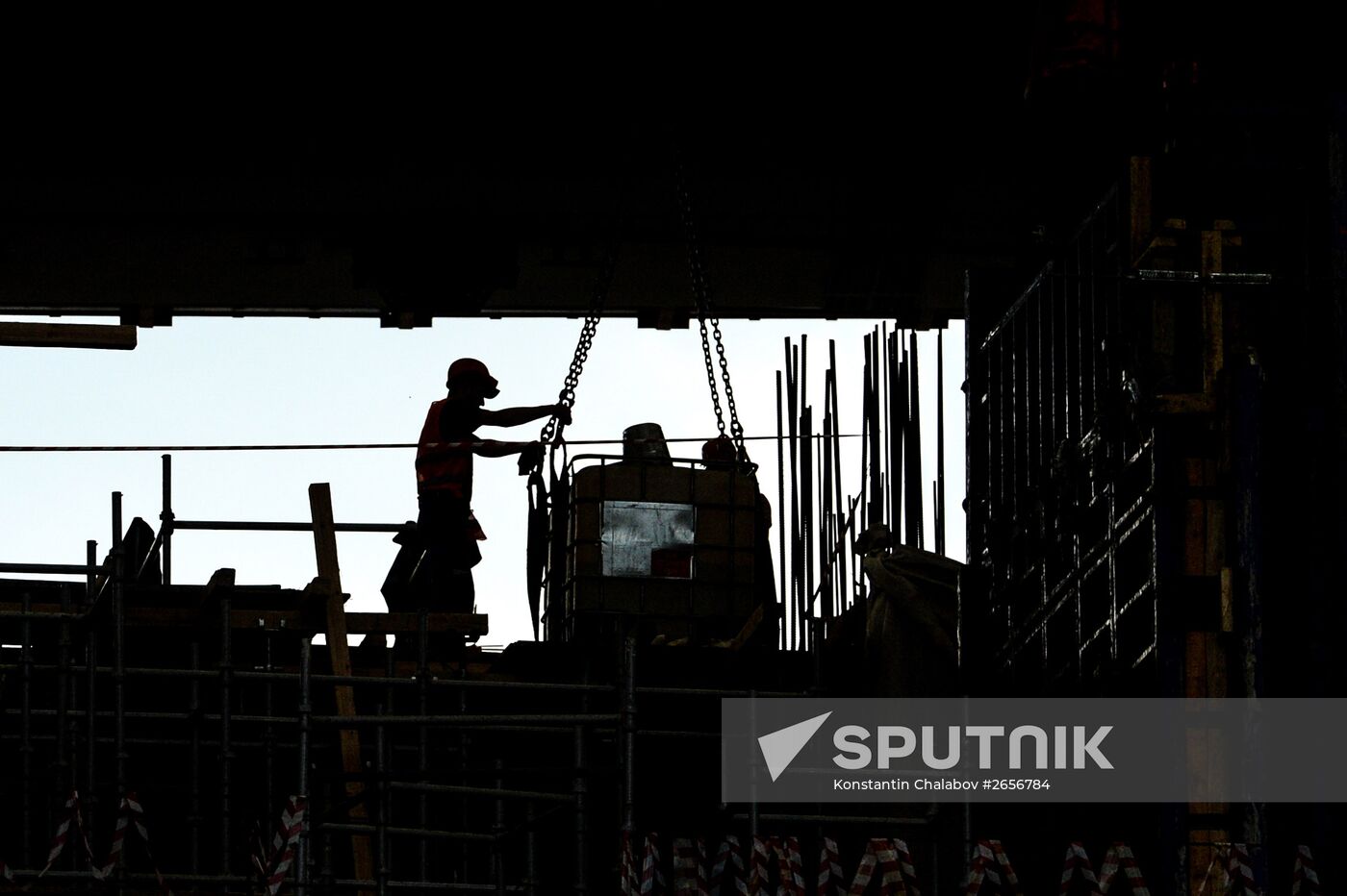Luzhniki Arena construction