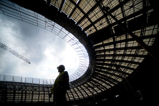 Luzhniki Arena construction