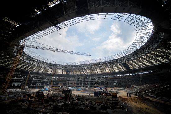 Luzhniki Arena construction
