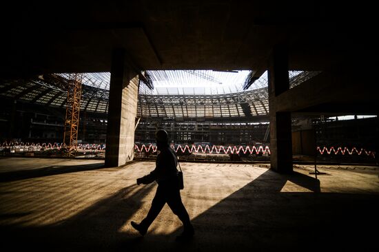 Luzhniki Arena construction