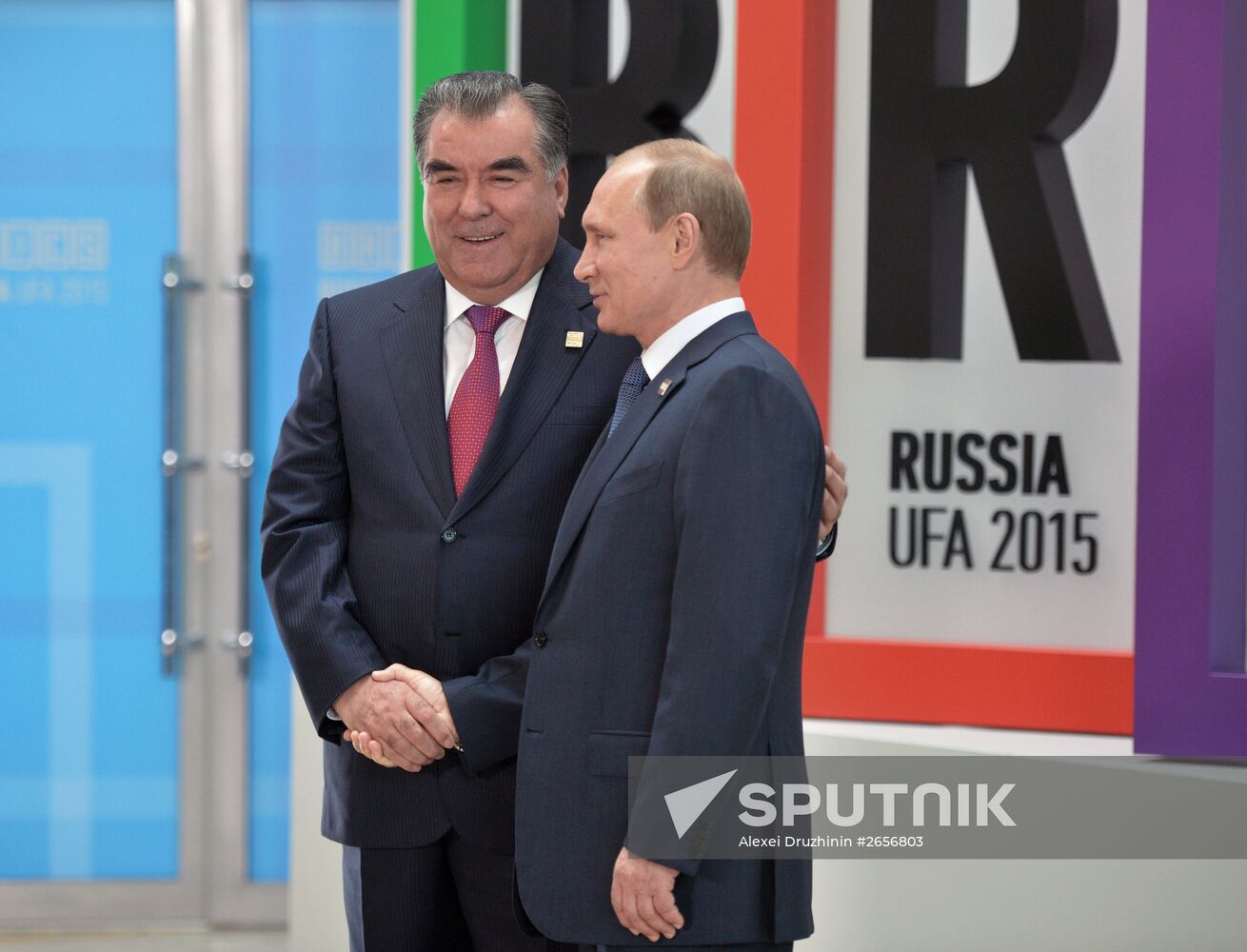 Welcome ceremony by President of the Russian Federation Vladimir Putin for the leaders of the invited states