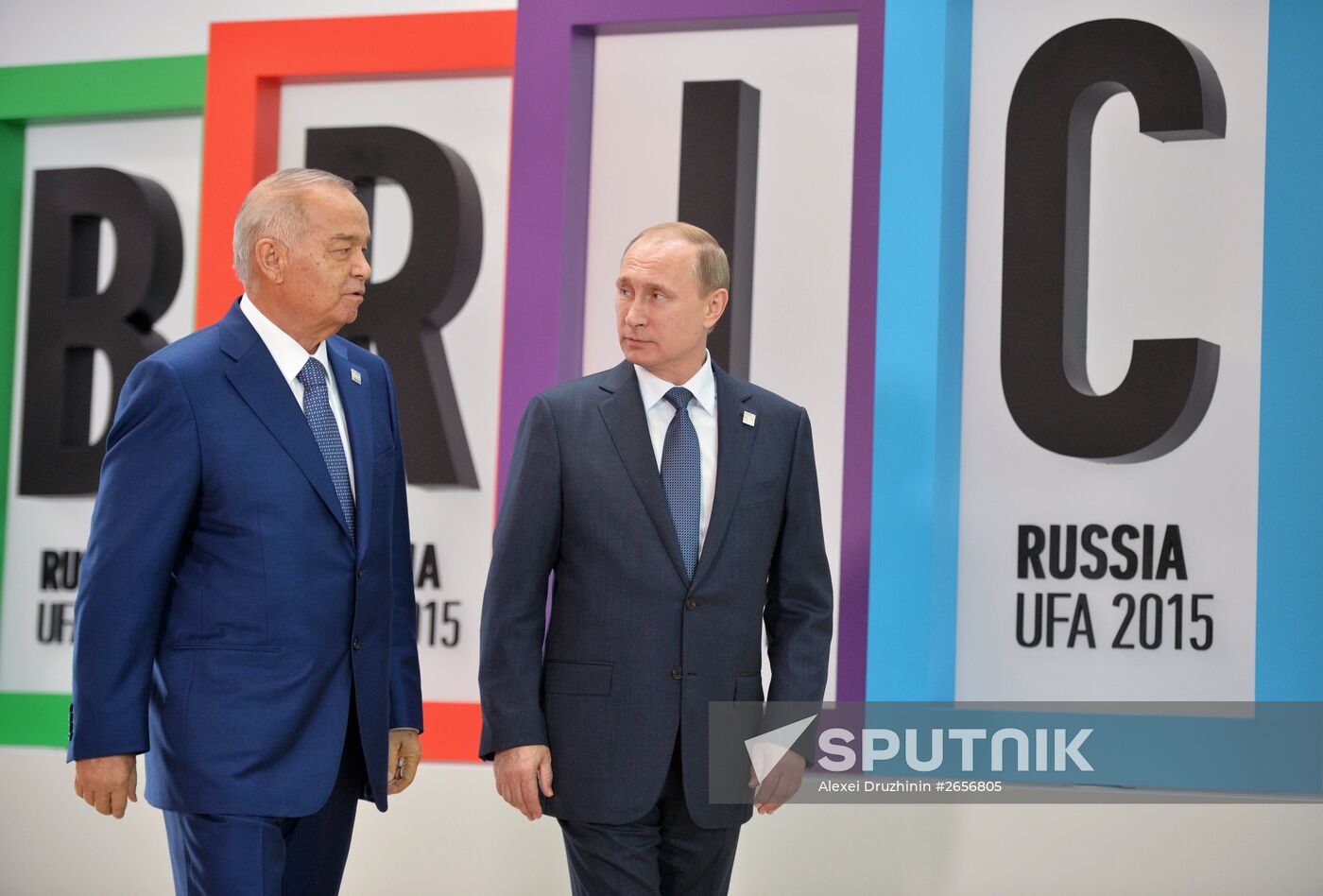 Welcome ceremony by President of the Russian Federation Vladimir Putin for the leaders of the invited states