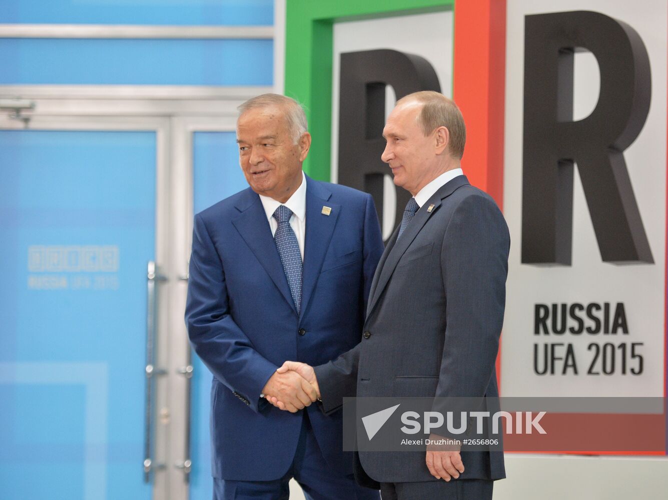 Welcome ceremony by President of the Russian Federation Vladimir Putin for the leaders of the invited states