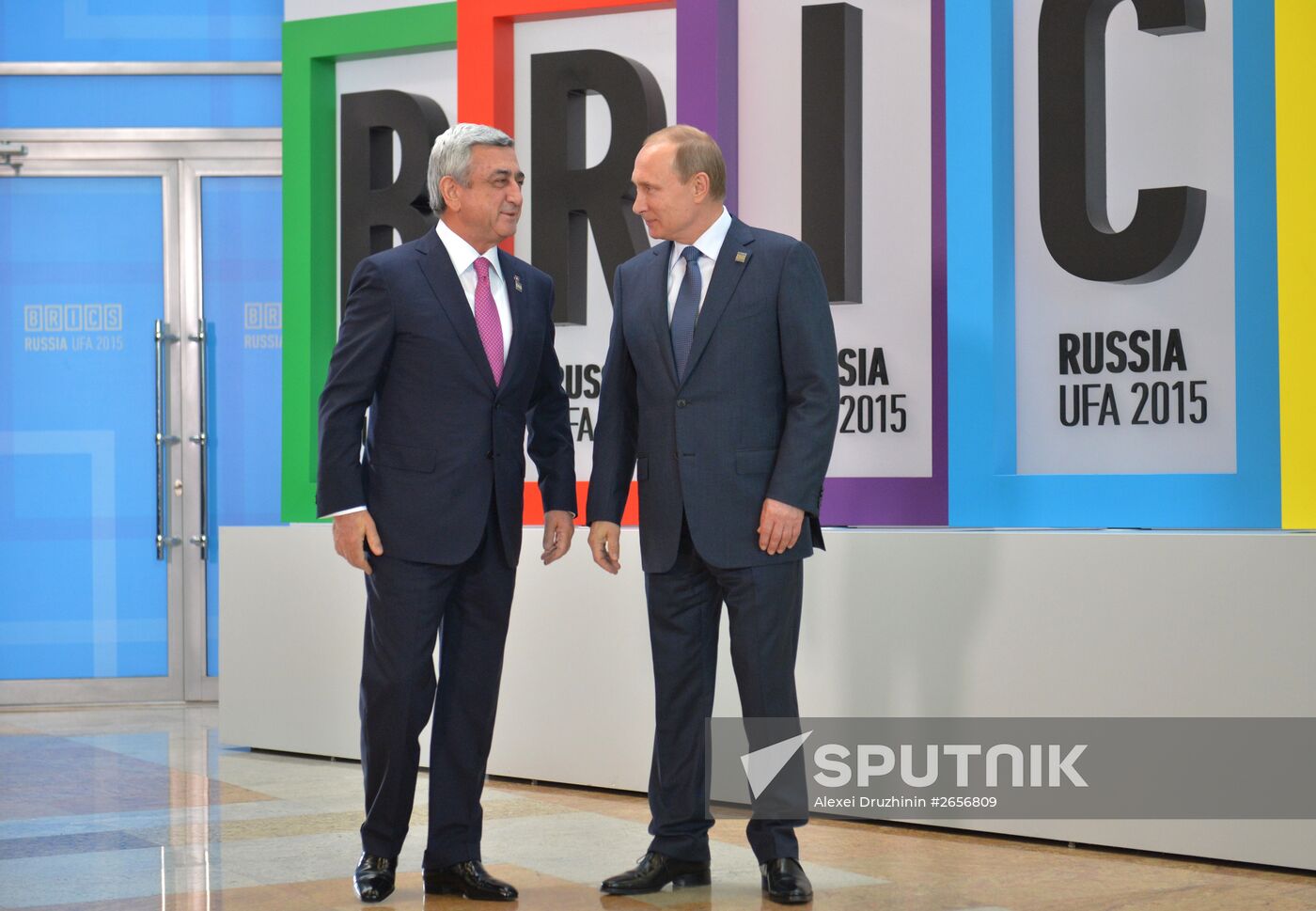 Welcome ceremony by President of the Russian Federation Vladimir Putin for the leaders of the invited states