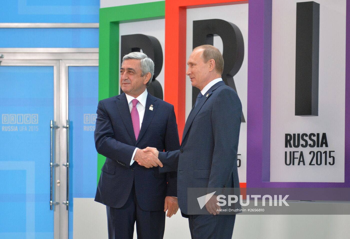 Welcome ceremony by President of the Russian Federation Vladimir Putin for the leaders of the invited states