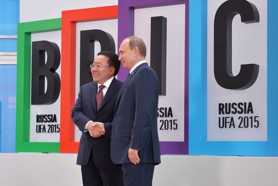 Welcome ceremony by President of the Russian Federation Vladimir Putin for the leaders of the invited states