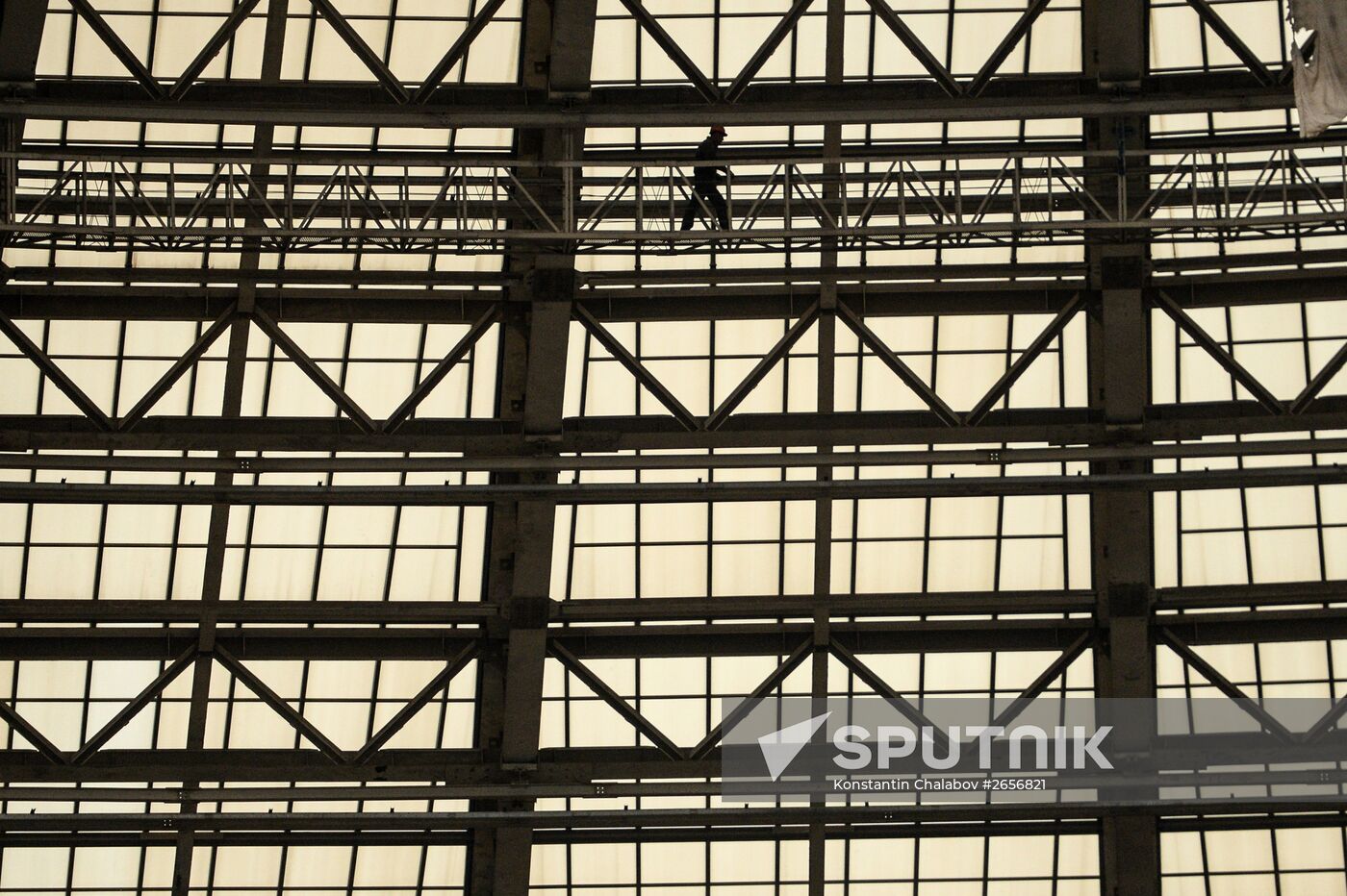 Luzhniki Arena construction