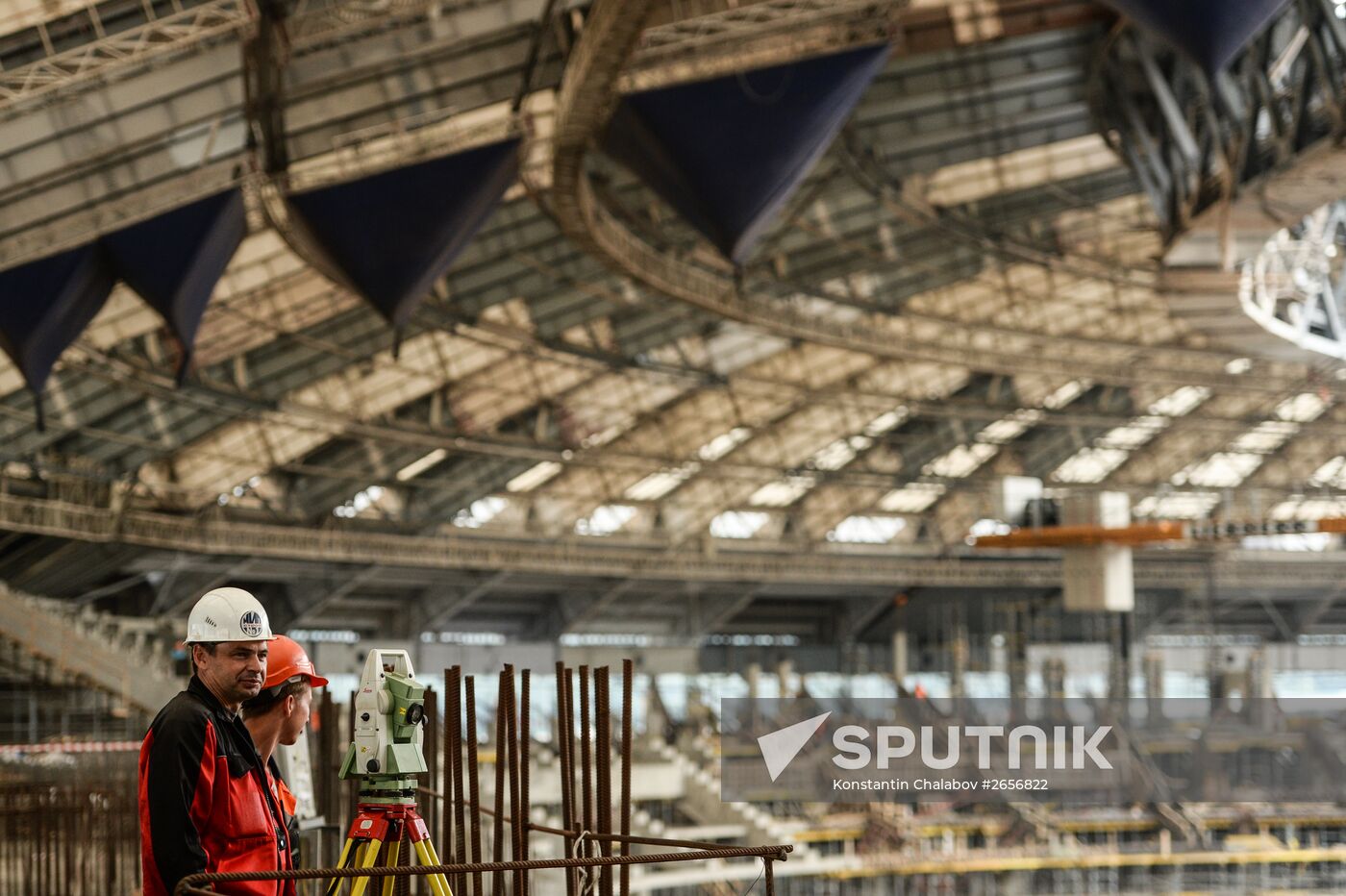 Luzhniki Arena construction