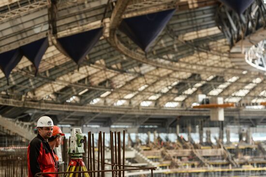 Luzhniki Arena construction