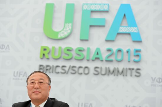 Director of Chinese Foreign Ministry's International Economic Affairs Department Zhang Jun at briefing