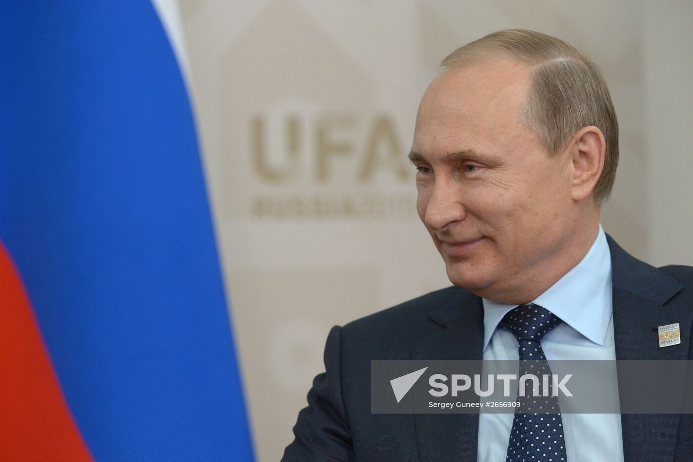 Russian President Vladimir Putin meets with President of Uzbekistan Islam Karimov