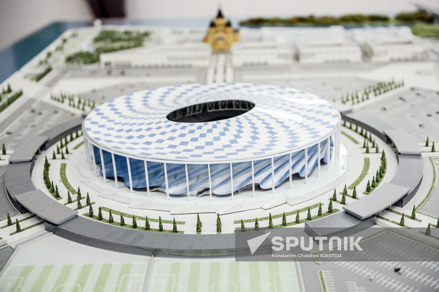 Novgorod Stadium built for 2018 FIFA World Cup