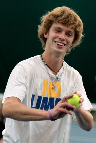 Tennis. Davis Cup. Russia vs Spain. Training sessions