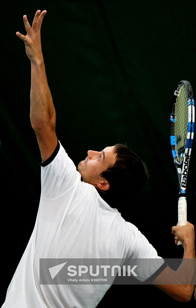 Tennis. Davis Cup. Russia vs Spain. Training sessions