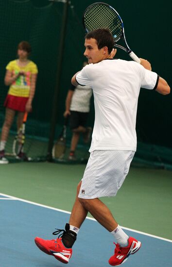 Tennis. Davis Cup. Russia vs Spain. Training sessions