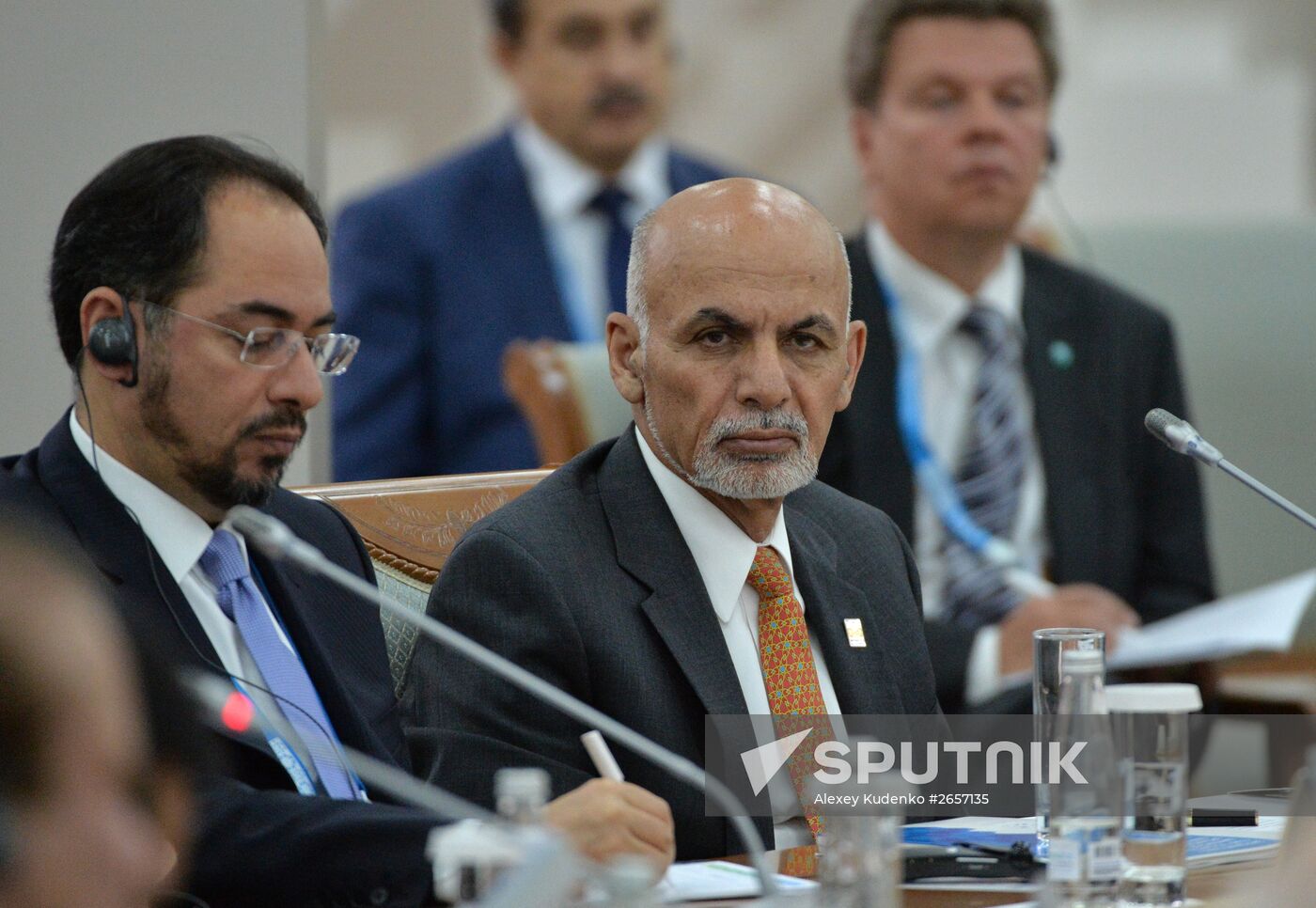 Signing of joint documents following the SCO Heads of State Council Meeting