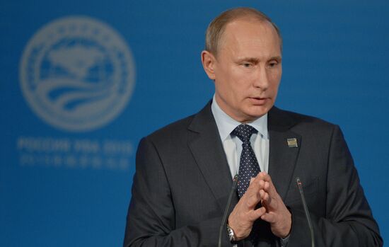 Press conference by President of the Russian Federation Vladimir Putin