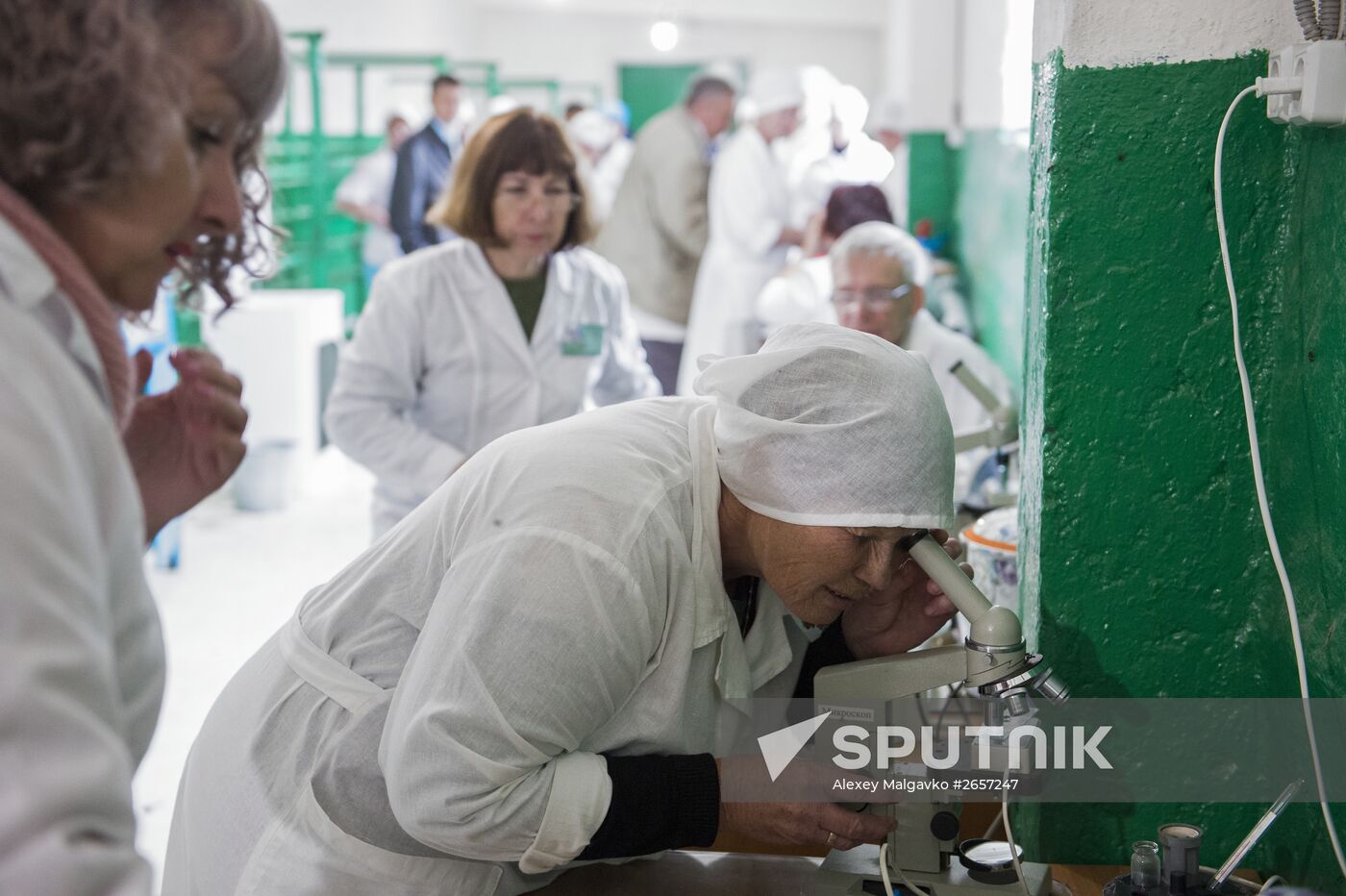 Contest of milkmaids in Omsk Region