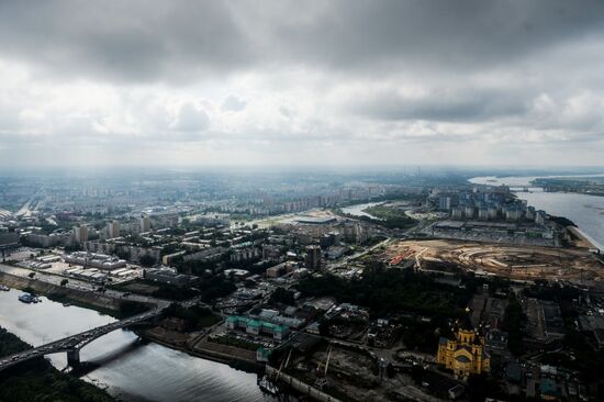 Construction of Nizhny Novgorod Stadium for 2018 FIFA World Cup