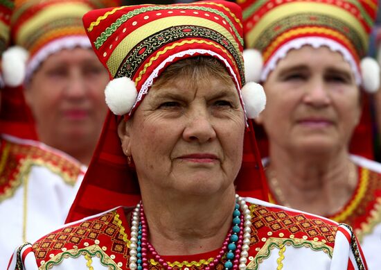 Velen Ozks folklore festival in Mordovia