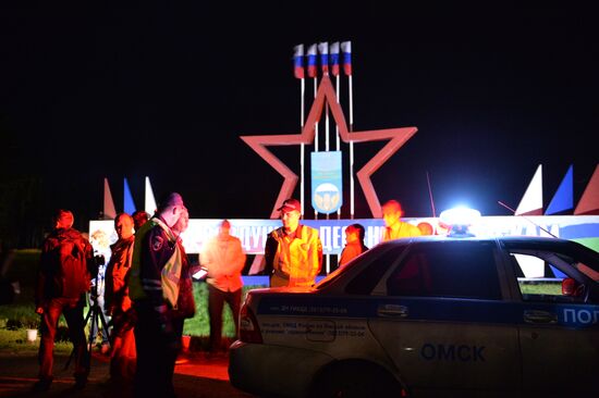 Military barrack collapses in Omsk region