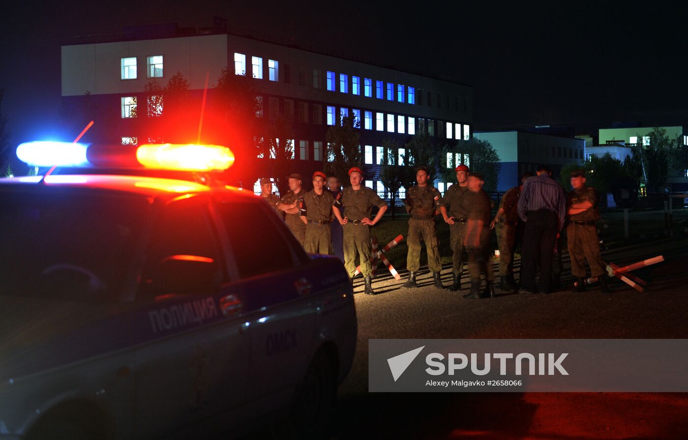 Military barrack collapses in Omsk region