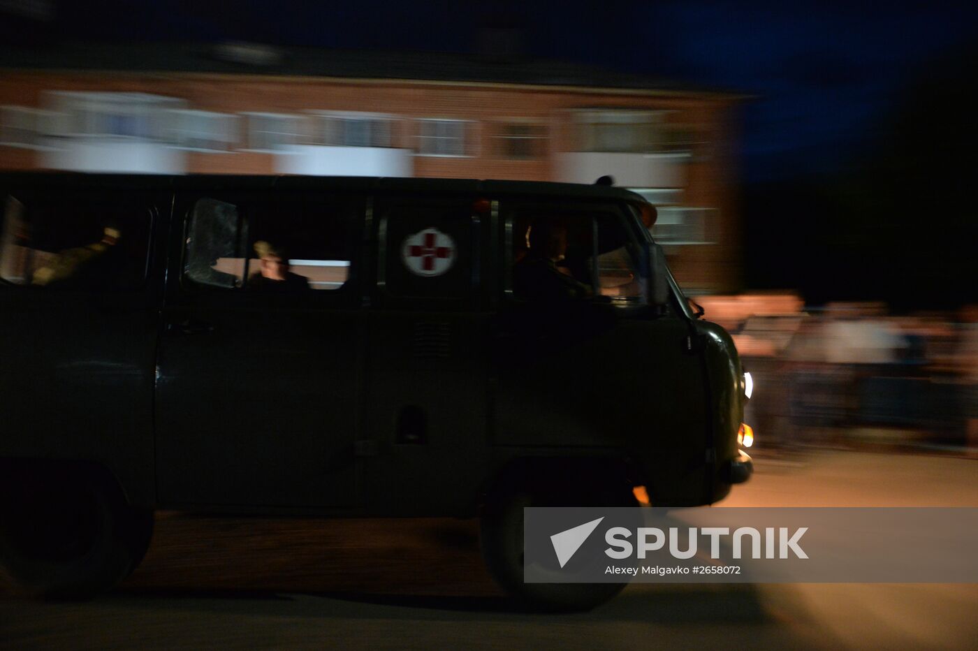 Military barrack collapses in Omsk region